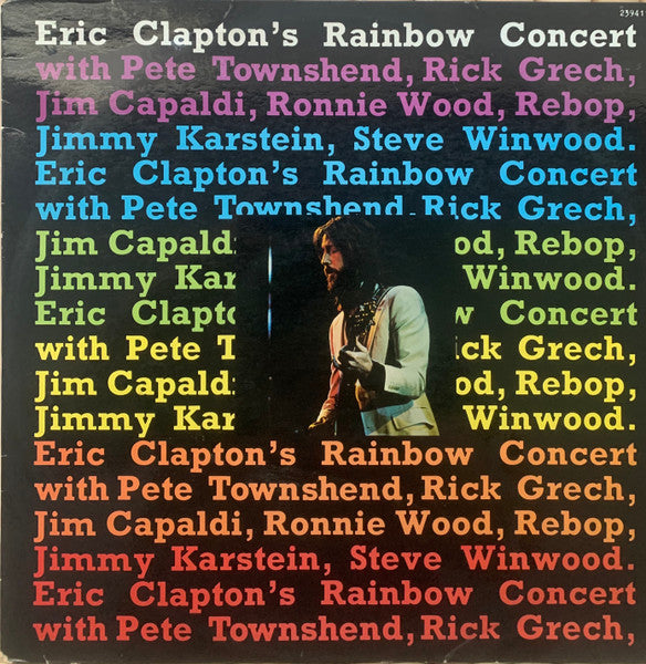 Eric Clapton – Eric Clapton's Rainbow Concert LP vinyl record, image 1 of 2