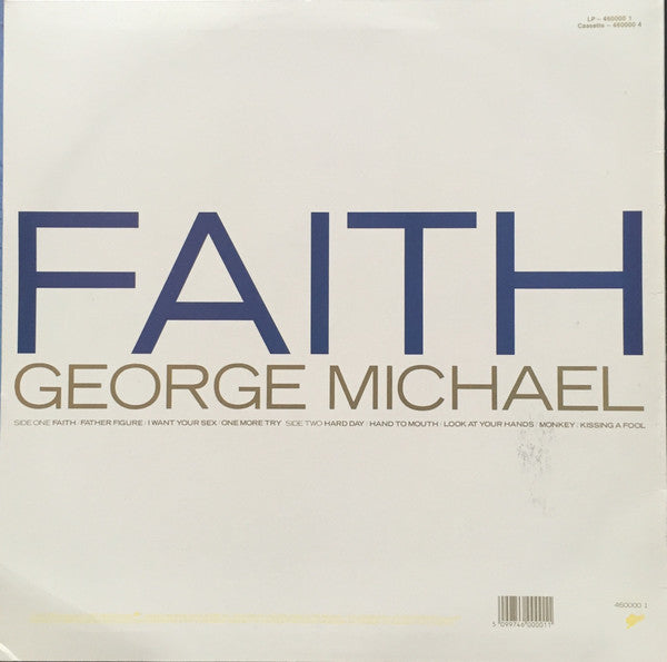 George Michael – Faith LP vinyl record, image 2 of 10