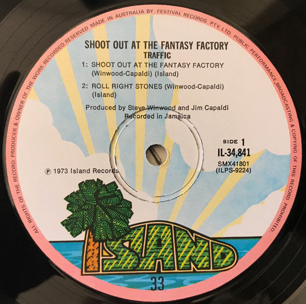 Traffic – Shoot Out At The Fantasy Factory LP vinyl record, image 3 of 4