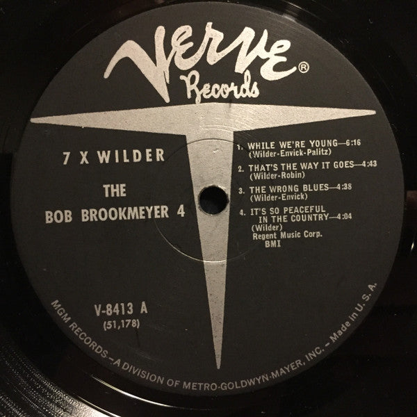 The Bob Brookmeyer Quartet – 7 x Wilder LP vinyl record, image 3 of 4