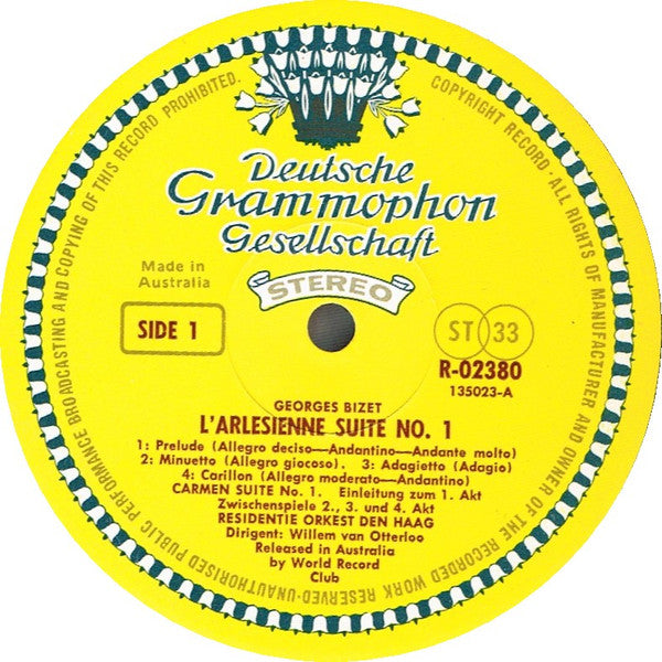 Georges Bizet – L' Arlésienne-Suiten Nr. 1 & 2 / Carmen-Suiten Nr. 1 & 2 LP vinyl record, image 3 of 5