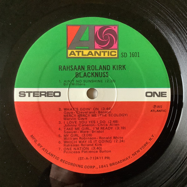 Roland Kirk – Blacknuss LP vinyl record, image 3 of 4