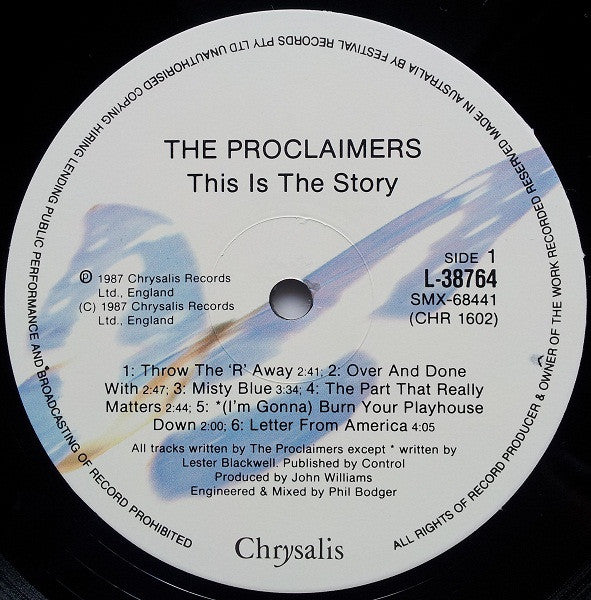 The Proclaimers – This Is The Story LP vinyl record, image 5 of 6