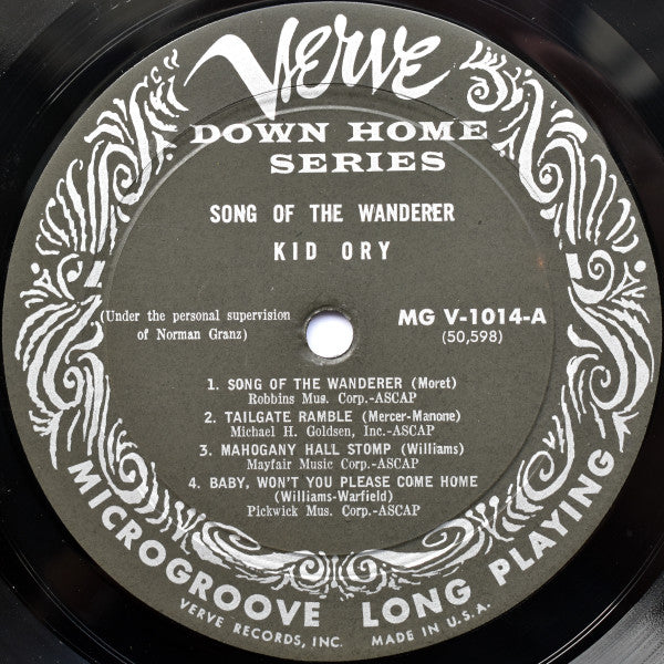 Kid Ory – Song Of The Wanderer LP vinyl record, image 3 of 4