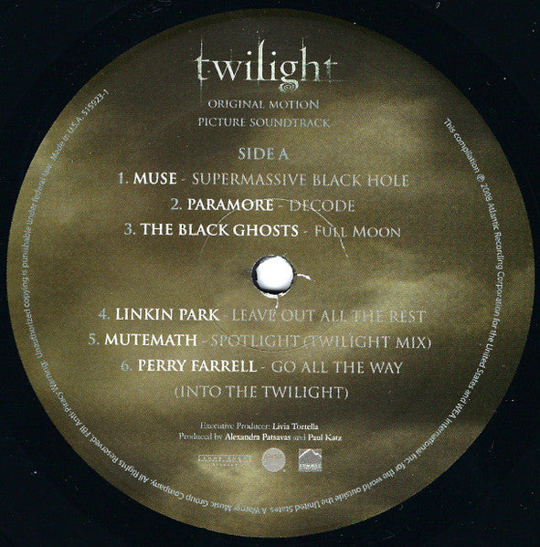 Various – Twilight (Original Motion Picture Soundtrack) LP vinyl record, image 4 of 10