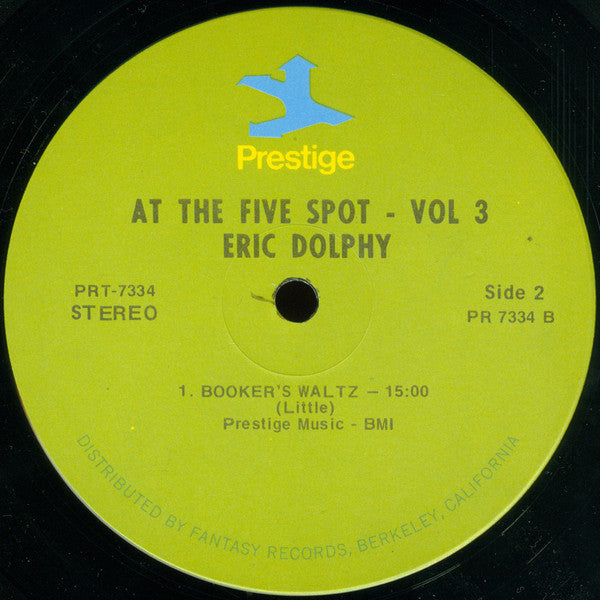 Eric Dolphy, Booker Little – Memorial Album Recorded Live At The Five Spot LP vinyl record, image 4 of 4