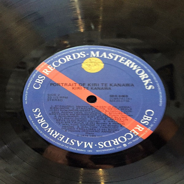Kiri Te Kanawa – Portrait Of Kiri Te Kanawa LP vinyl record, image 4 of 4