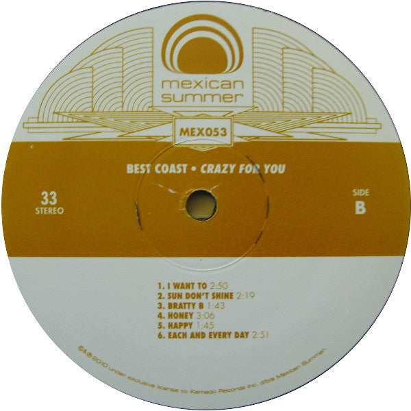 Best Coast – Crazy For You LP vinyl record, image 4 of 7