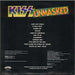 Kiss – Unmasked LP vinyl record, image 2 of 6