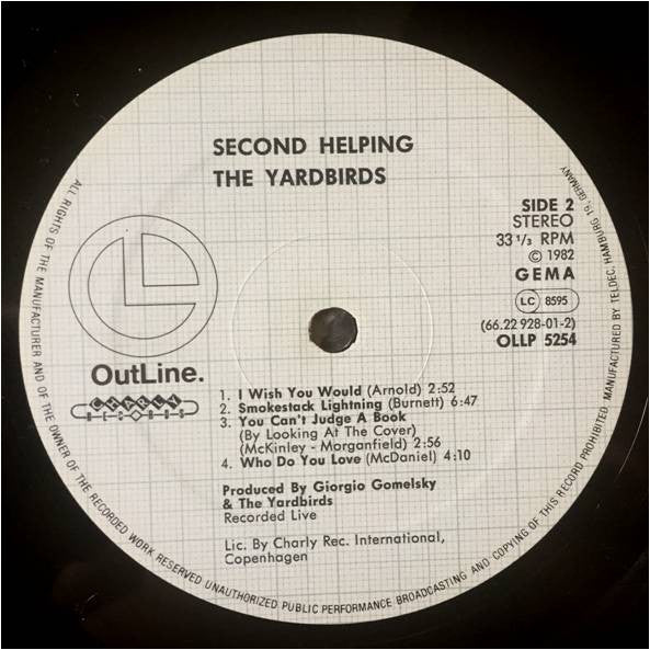 The Yardbirds – Second Helping LP vinyl record, image 4 of 4