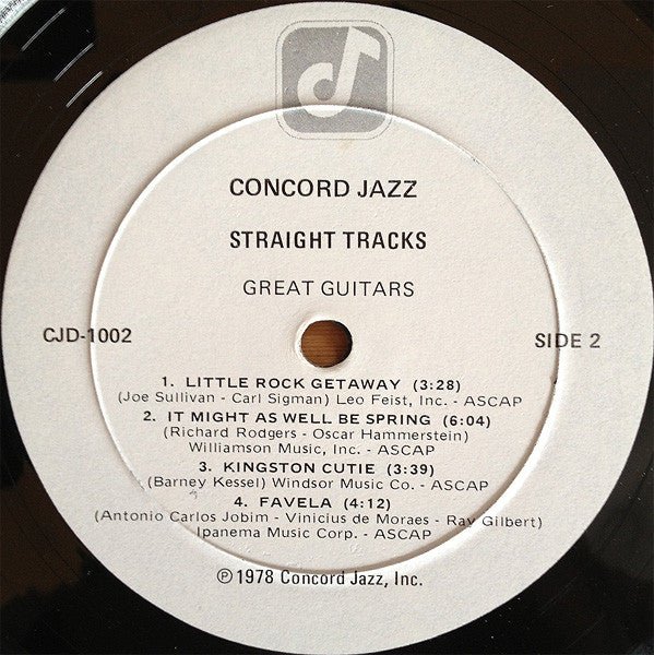 The Great Guitars – Straight Tracks LP vinyl record, image 4 of 5