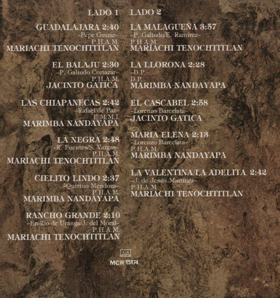 Various – Música Mexicana Vol. 1 LP vinyl record, image 5 of 6