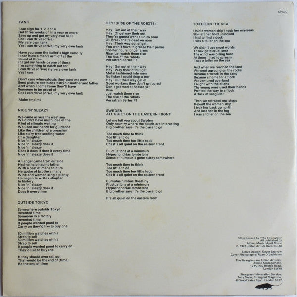 The Stranglers – Black And White LP vinyl record, image 8 of 10
