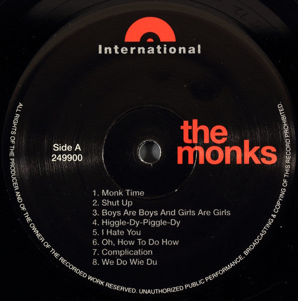 The Monks – Black Time LP vinyl record, image 4 of 6