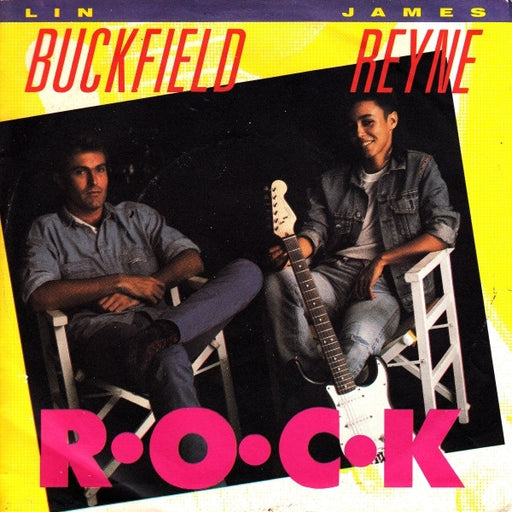 Lin Buckfield, James Reyne – R. O. C. K. 7" vinyl record, image 1 of 4