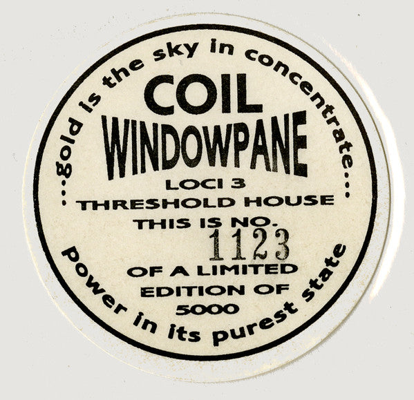 Coil – Windowpane 12" vinyl record, image 3 of 4