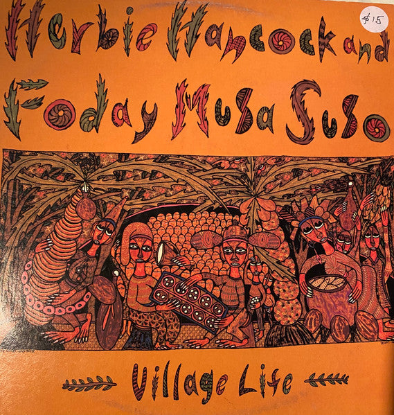 Herbie Hancock, Foday Musa Suso – Village Life LP vinyl record, image 1 of 2