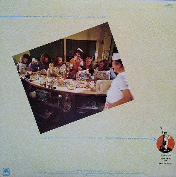 Supertramp – Breakfast In America LP vinyl record, image 2 of 7