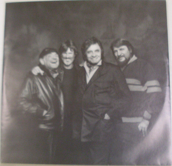 Waylon Jennings, Willie Nelson, Johnny Cash, Kris Kristofferson – Highwayman LP vinyl record, image 5 of 6