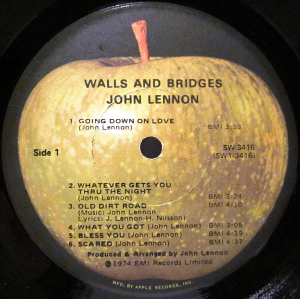 John Lennon – Walls And Bridges LP vinyl record, image 4 of 10