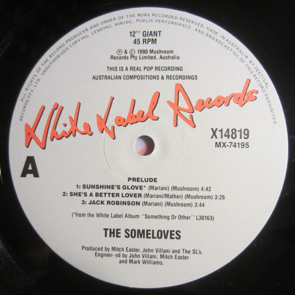 The Some Loves – Sunshine's Glove / Girl Soul 12" vinyl record, image 3 of 4
