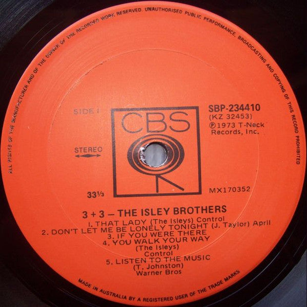 The Isley Brothers – 3 + 3 LP vinyl record, image 5 of 6