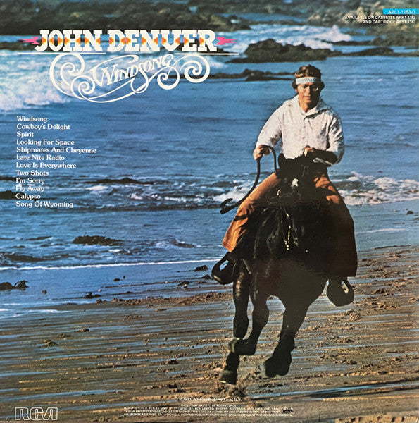 John Denver – Windsong LP vinyl record, image 5 of 9