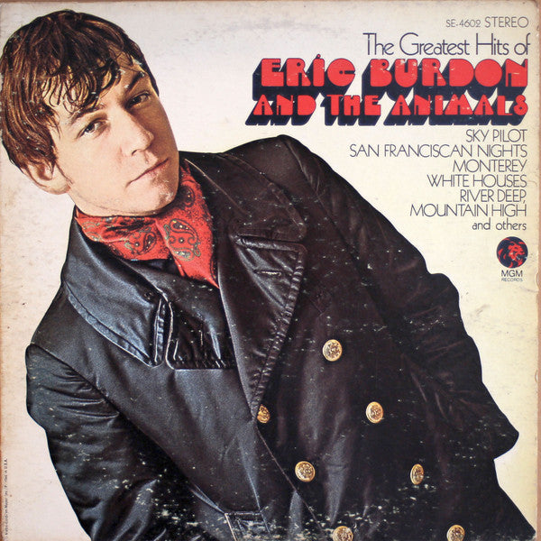 Eric Burdon & The Animals – The Greatest Hits Of Eric Burdon And The Animals LP vinyl record, image 1 of 4
