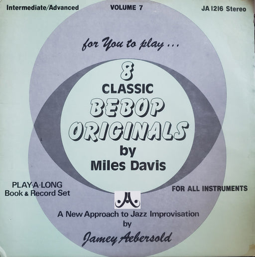 Jamey Aebersold – 8 Classic Bebop Originals LP vinyl record, image 1 of 4