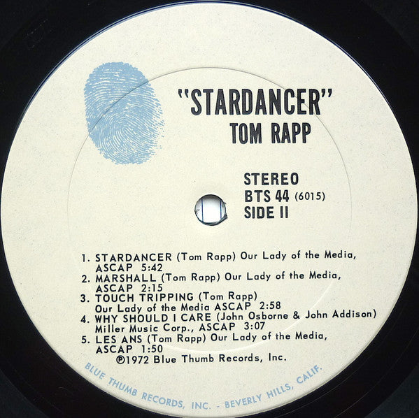 Tom Rapp – Stardancer LP vinyl record, image 6 of 7