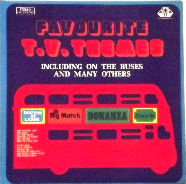 The Ditchburn Studio Orchestra – Favourite T.V. Themes LP vinyl record, image 1 of 2