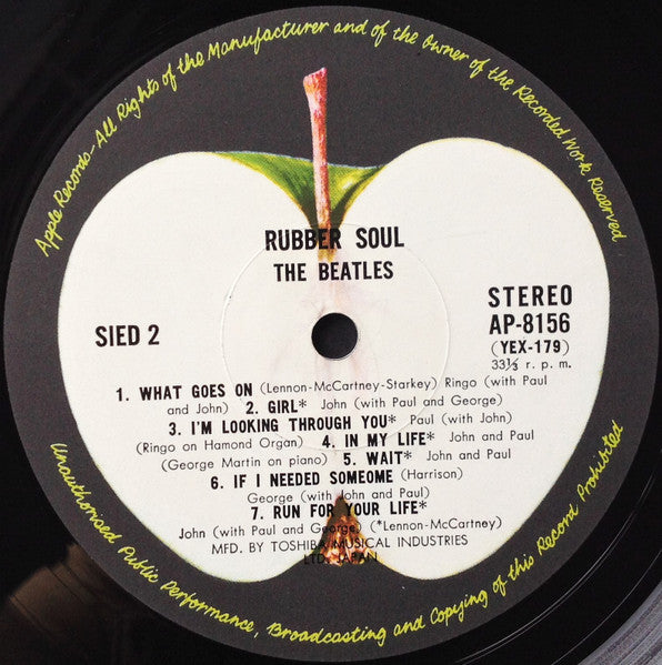 The Beatles, The Beatles – Rubber Soul = ラバー・ソウル LP vinyl record, image 6 of 10