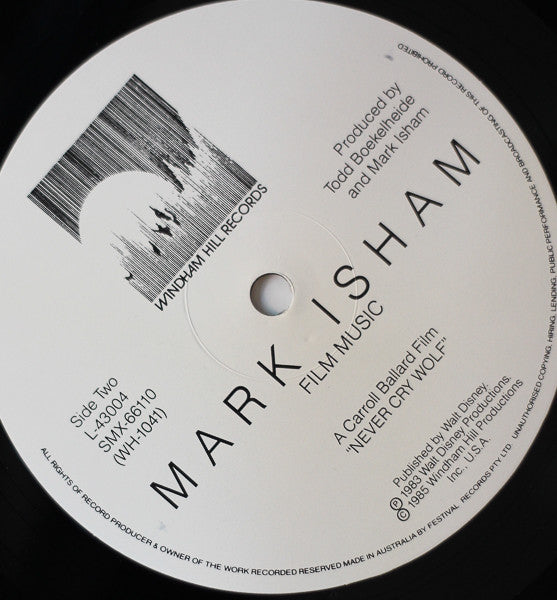Mark Isham – Film Music LP vinyl record, image 4 of 4
