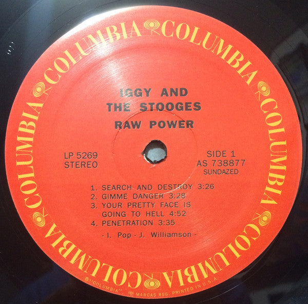 The Stooges – Raw Power LP vinyl record, image 4 of 4