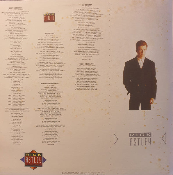 Rick Astley – Whenever You Need Somebody LP vinyl record, image 3 of 10