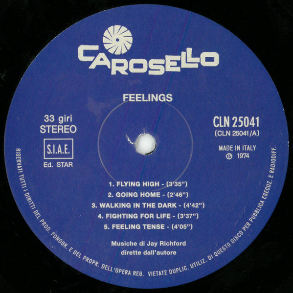 Jay Richford, Gary Stevan – Feelings LP vinyl record, image 3 of 8