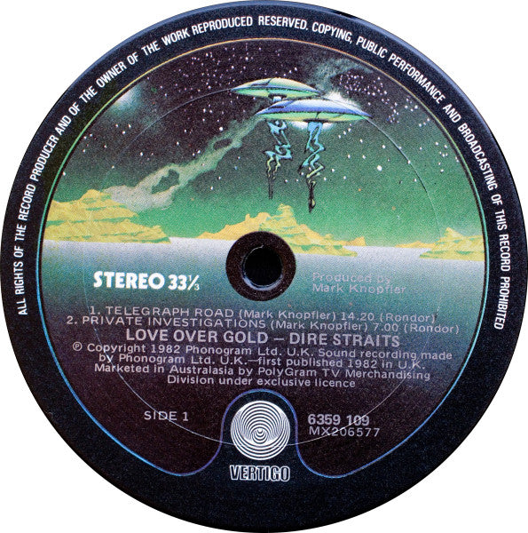 Dire Straits – Love Over Gold LP vinyl record, image 3 of 10