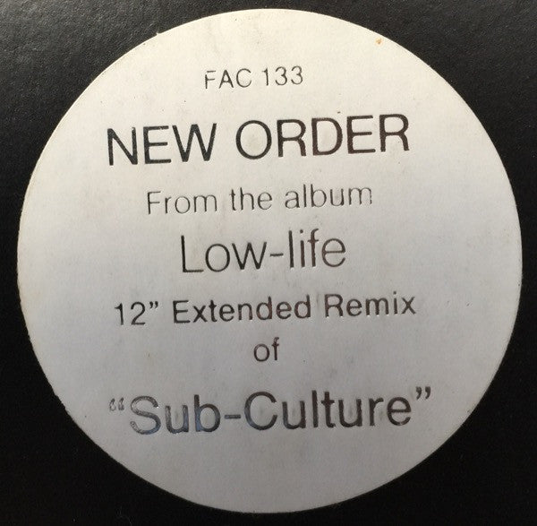 New Order – Sub-Culture 12" vinyl record, image 5 of 5