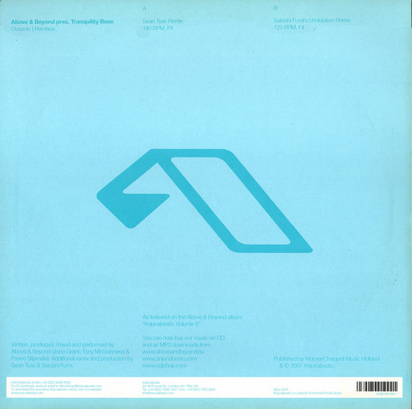 Above & Beyond, Tranquility Base – Oceanic (Remixes) 12" vinyl record, image 2 of 4