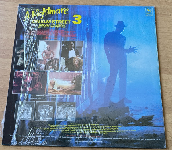 Angelo Badalamenti – A Nightmare On Elm Street 3: Dream Warriors (Original Motion Picture Soundtrack) LP vinyl record, image 2 of 3