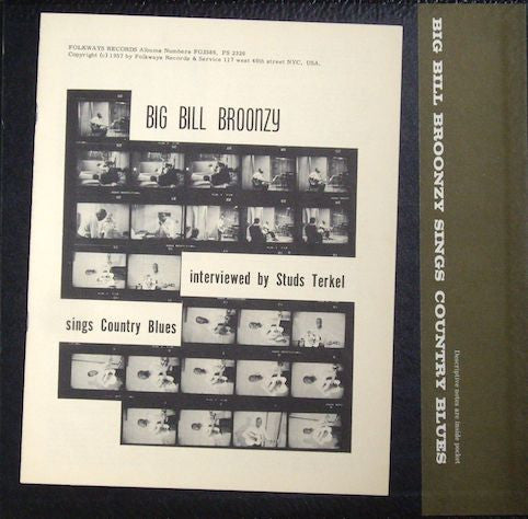Big Bill Broonzy – Big Bill Broonzy Sings Country Blues LP vinyl record, image 4 of 4