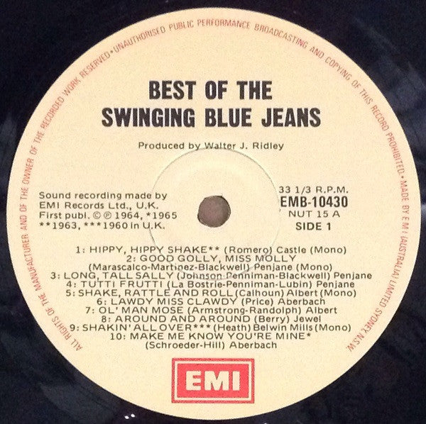 The Swinging Blue Jeans – The Best Of The Swinging Blue Jeans LP vinyl record, image 3 of 4