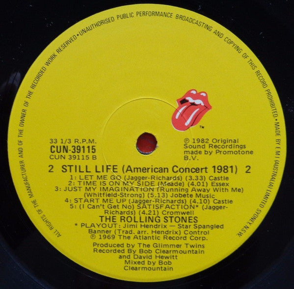 The Rolling Stones – Still Life (American Concert 1981) LP vinyl record, image 6 of 7