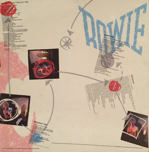 David Bowie – Let's Dance LP vinyl record, image 5 of 6