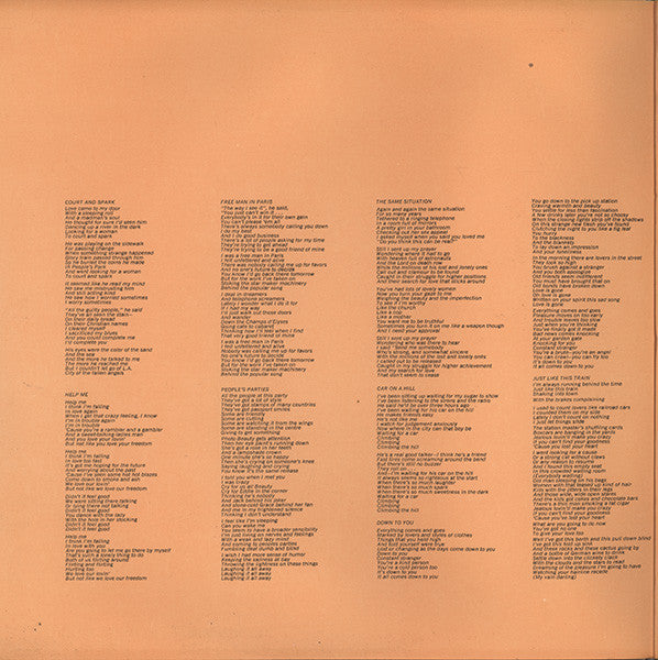 Joni Mitchell – Court And Spark LP vinyl record, image 2 of 6