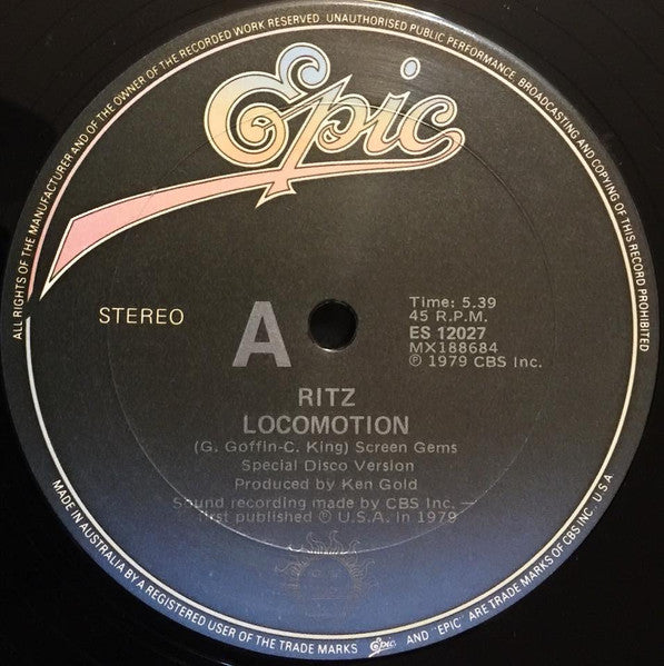 Ritz – Locomotion