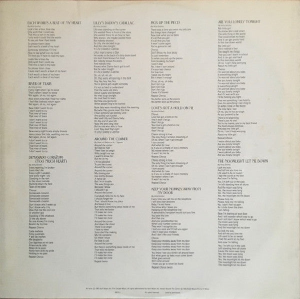Mink DeVille – Where Angels Fear To Tread LP vinyl record, image 6 of 6