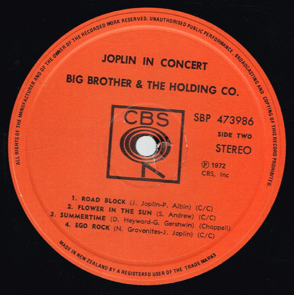 Janis Joplin – Joplin In Concert (2xLP) LP vinyl record, image 4 of 6