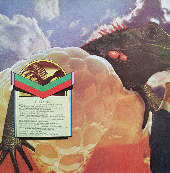 Rick Wakeman – Journey To The Centre Of The Earth LP vinyl record, image 10 of 10
