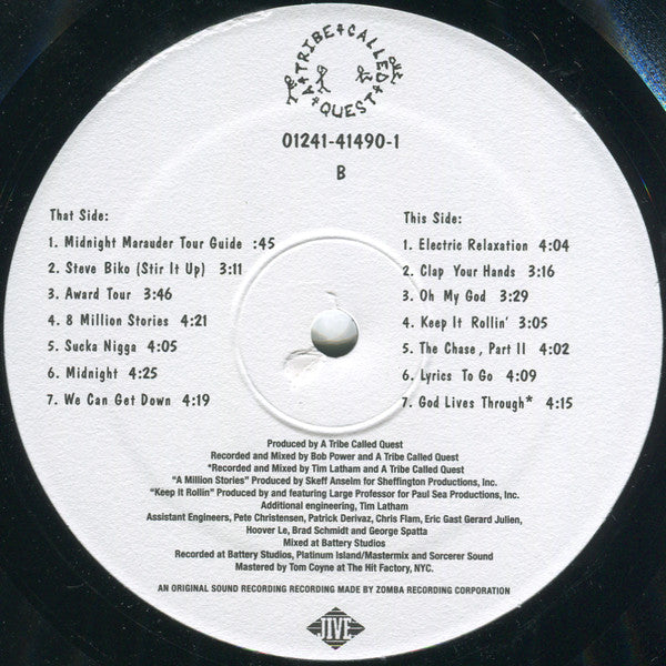 A Tribe Called Quest – Midnight Marauders LP vinyl record, image 4 of 4